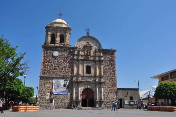 Igreja colonial na cidade de Tequila, no México